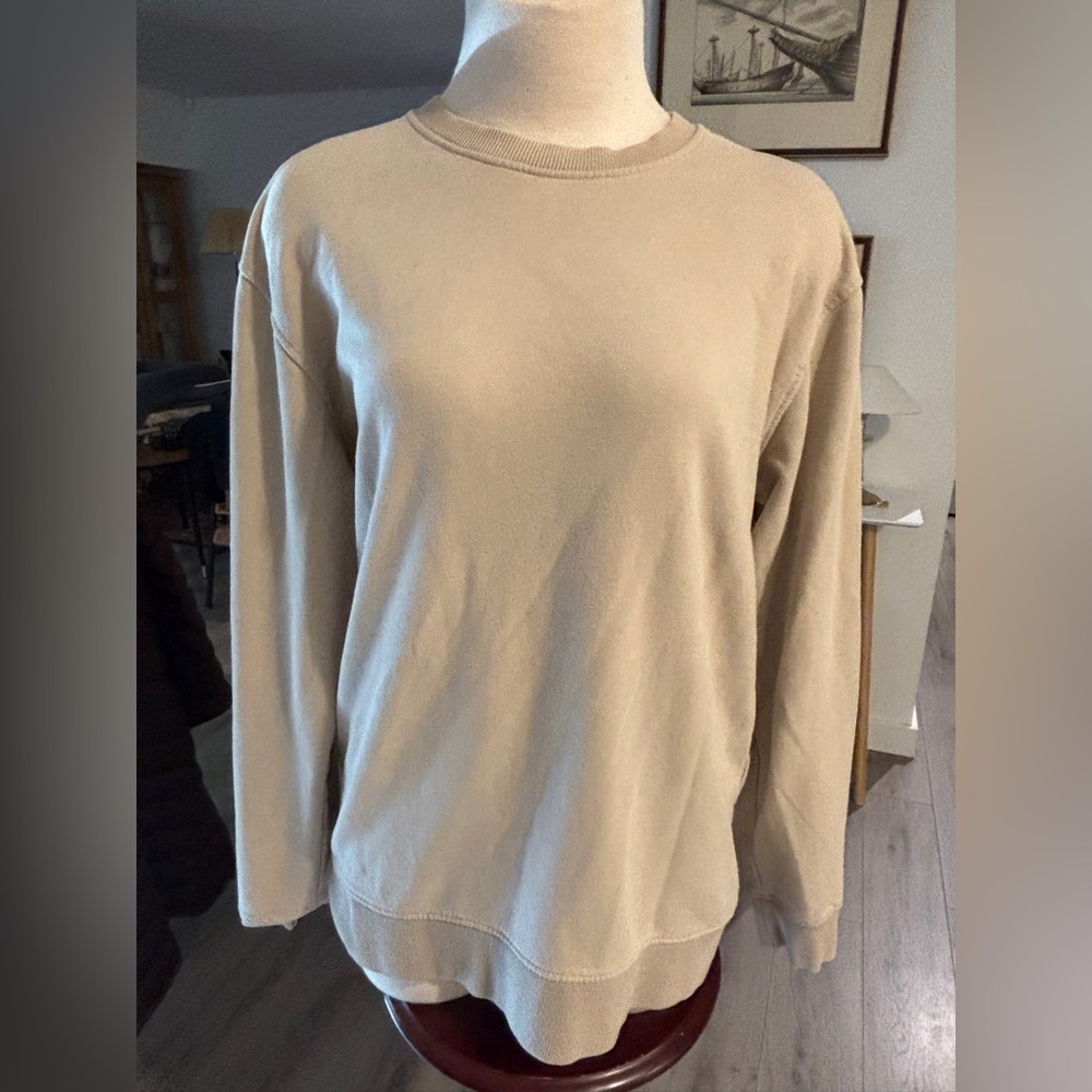 KOTN Beige Crewneck Sweater. Size M